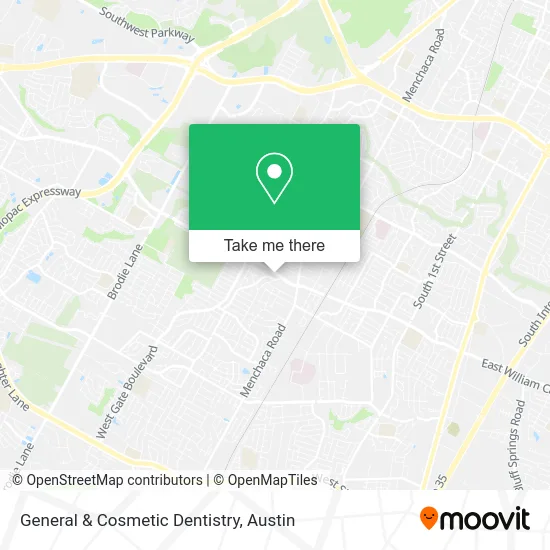 General & Cosmetic Dentistry map