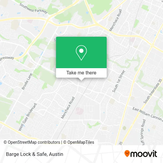 Barge Lock & Safe map