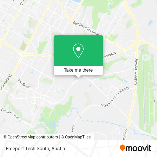 Freeport Tech South map