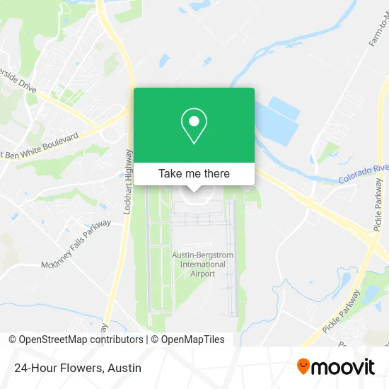 24-Hour Flowers map