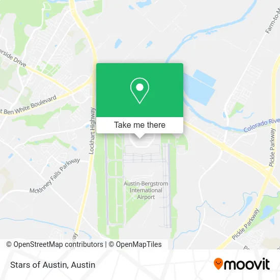 Stars of Austin map