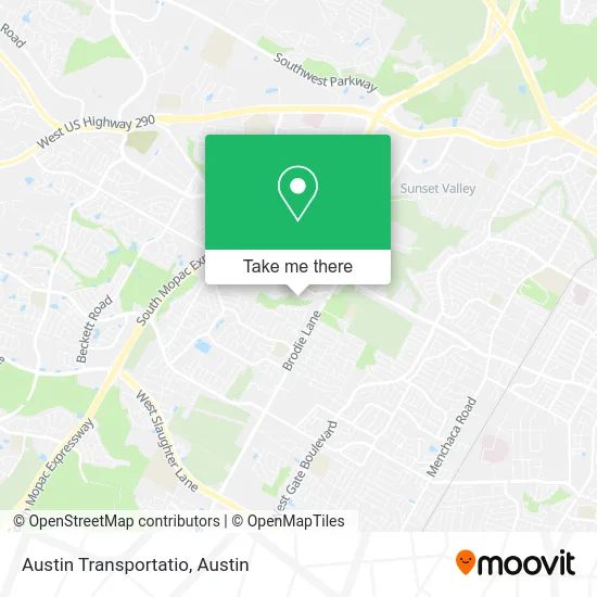 Austin Transportatio map