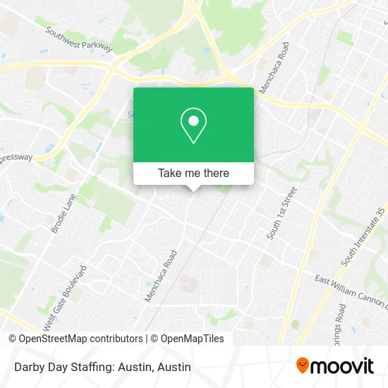 Darby Day Staffing: Austin map