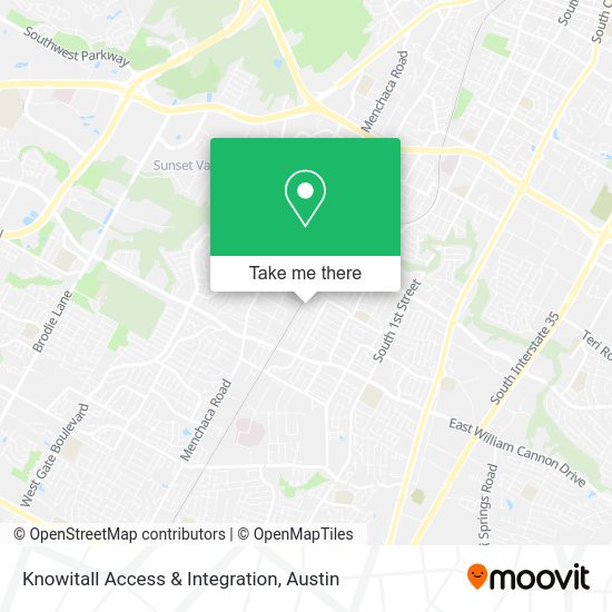 Knowitall Access & Integration map