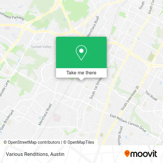 Various Renditions map