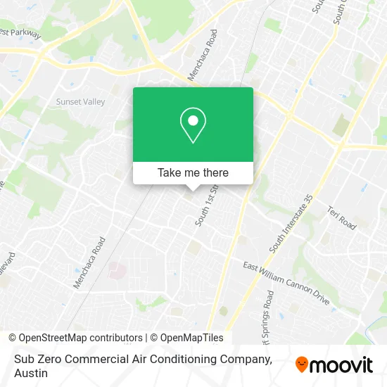 Sub Zero Commercial Air Conditioning Company map