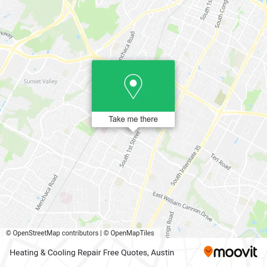 Heating & Cooling Repair Free Quotes map