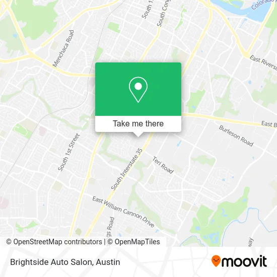 Brightside Auto Salon map