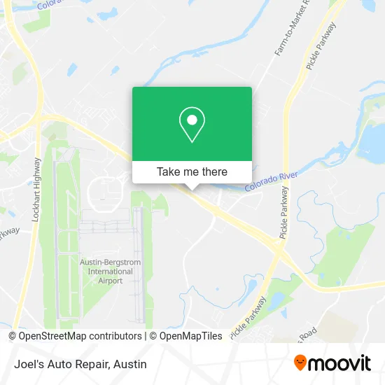 Joel's Auto Repair map