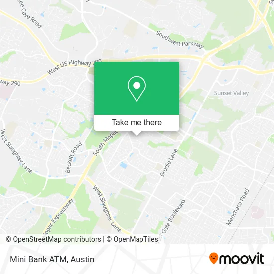Mini Bank ATM map