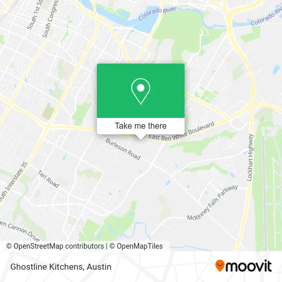 Ghostline Kitchens map