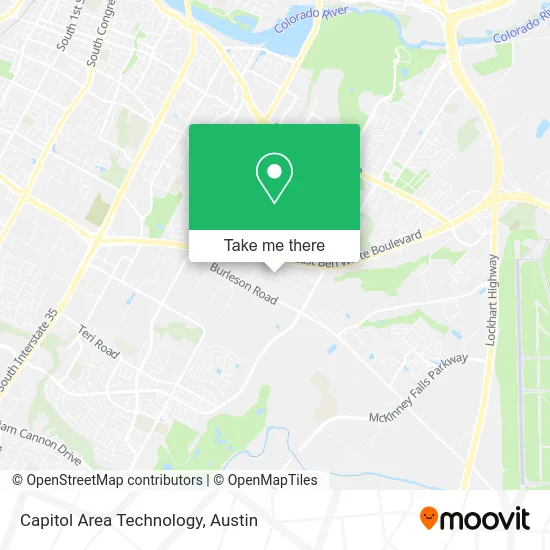 Capitol Area Technology map