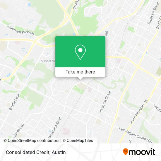 Consolidated Credit map