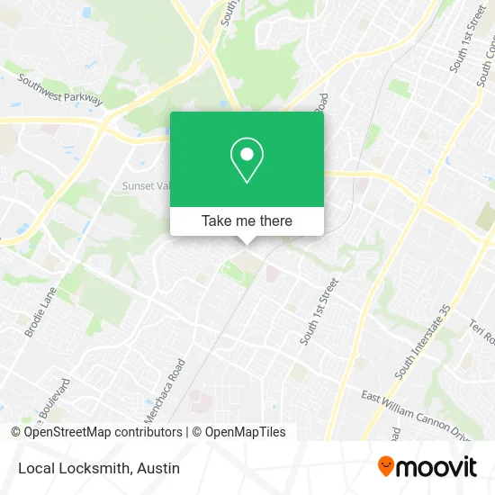 Local Locksmith map