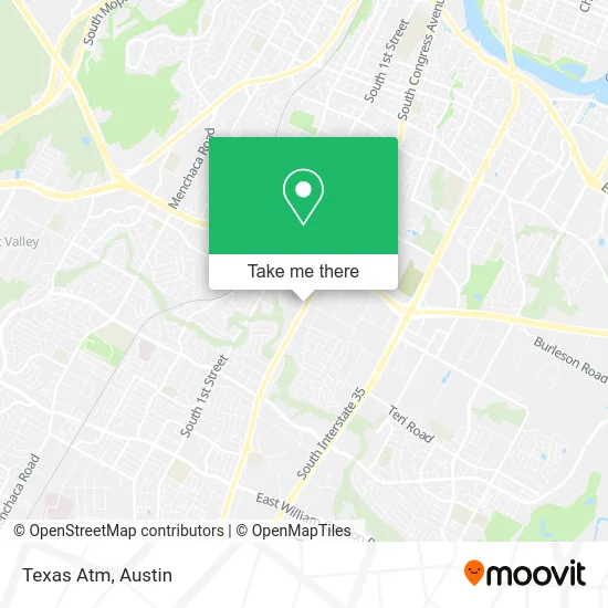 Texas Atm map