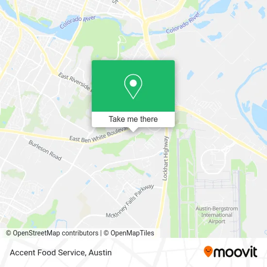 Accent Food Service map