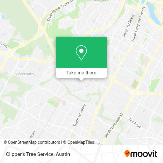 Clipper's Tree Service map