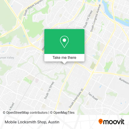 Mobile Locksmith Shop map