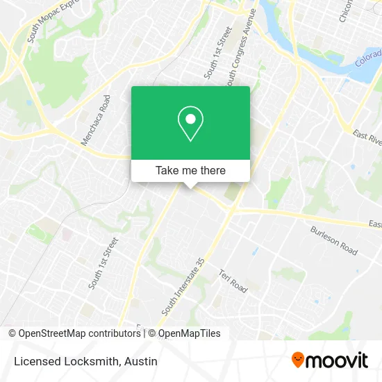 Licensed Locksmith map