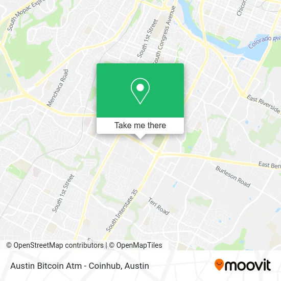 Austin Bitcoin Atm - Coinhub map