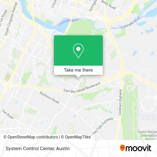 System Control Center map