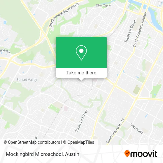 Mockingbird Microschool map