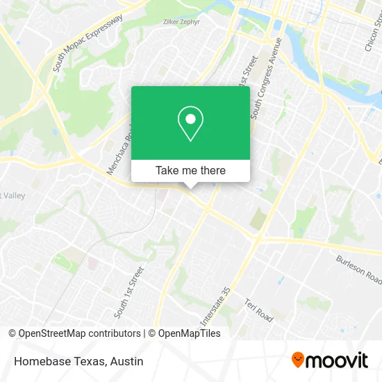 Homebase Texas map