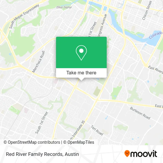 Red River Family Records map