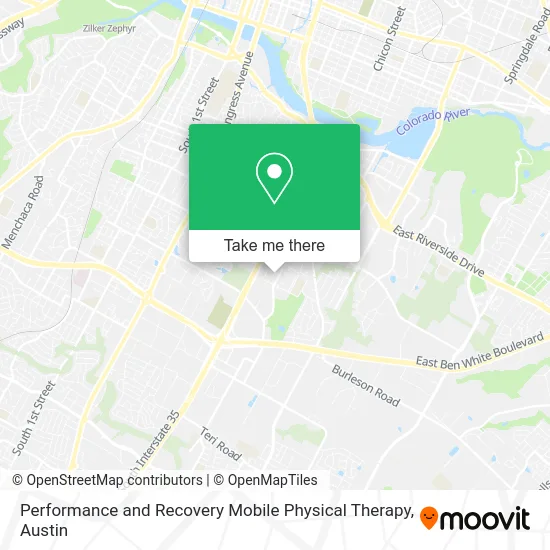 Performance and Recovery Mobile Physical Therapy map