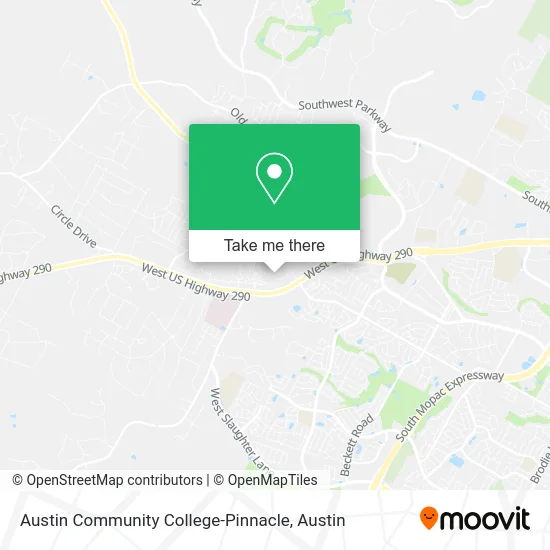 Austin Community College-Pinnacle map