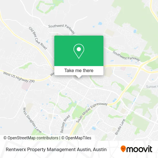Rentwerx Property Management Austin map