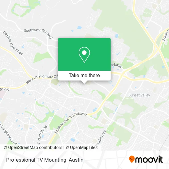 Professional TV Mounting map