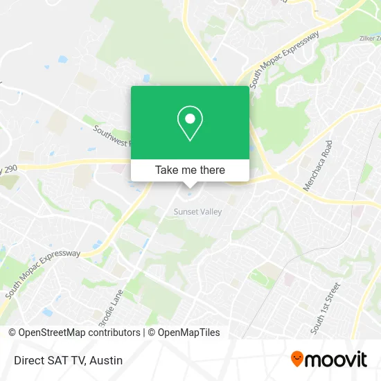 Direct SAT TV map