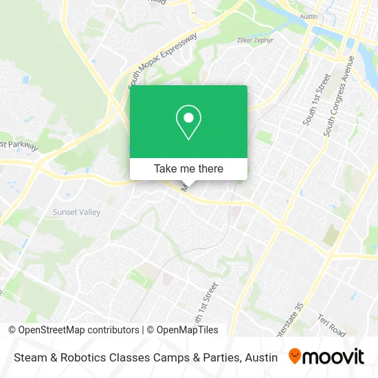 Steam & Robotics Classes Camps & Parties map