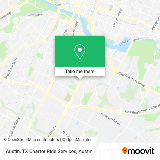 Austin, TX Charter Ride Services map
