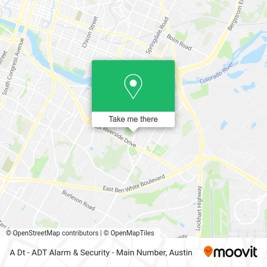 A Dt - ADT Alarm & Security - Main Number map