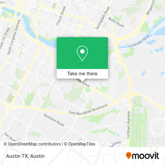 Austin TX map