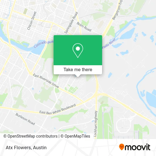 Atx Flowers map