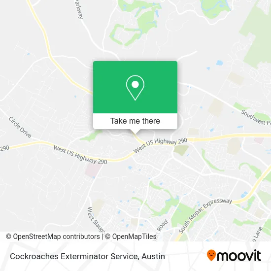 Cockroaches Exterminator Service map