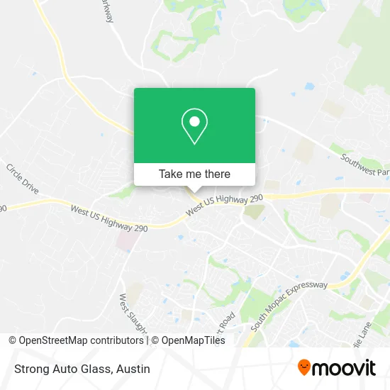 Strong Auto Glass map