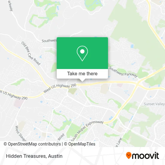 Hidden Treasures map