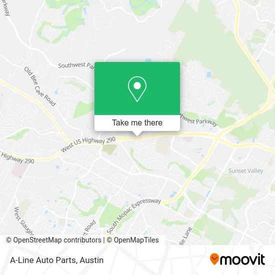 A-Line Auto Parts map