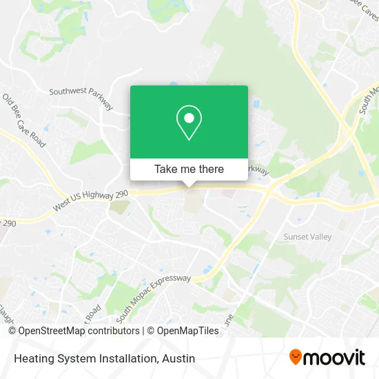 Heating System Installation map
