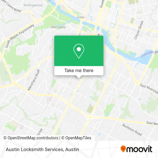 Austin Locksmith Services map