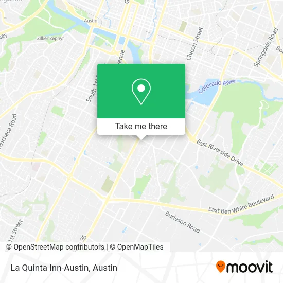 La Quinta Inn-Austin map