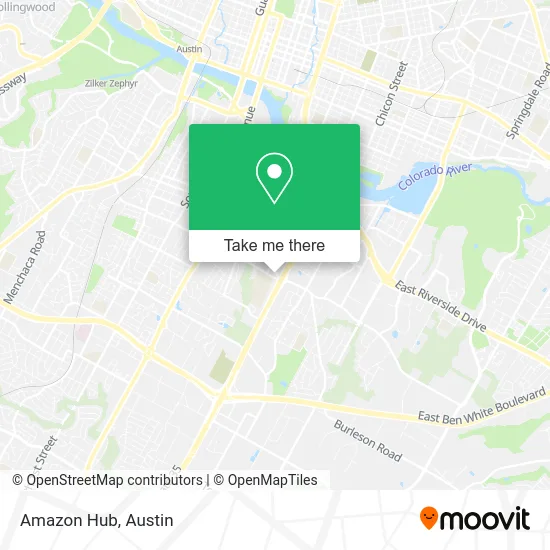 Amazon Hub map