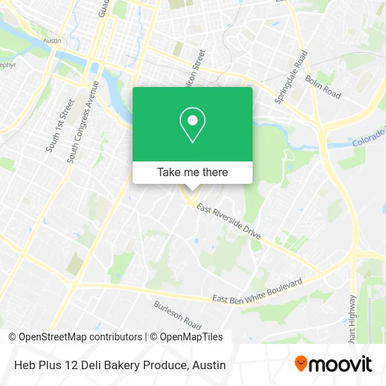 Mapa de Heb Plus 12 Deli Bakery Produce