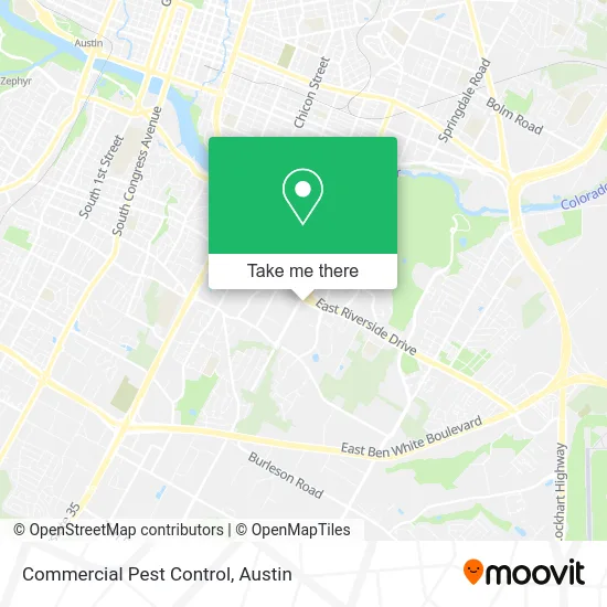 Mapa de Commercial Pest Control