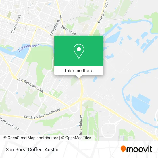 Sun Burst Coffee map