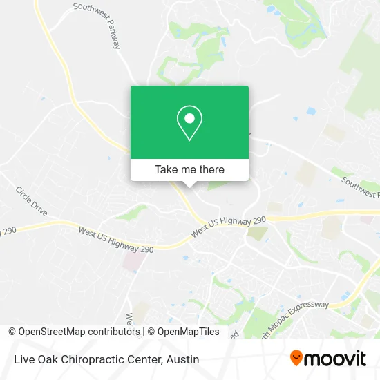 Live Oak Chiropractic Center map